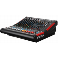 Console de mixage à grande échelle avec 8/12 canaux et deux 99 effets DSP, mélangeur KS Stage Performance à 4 porteuses