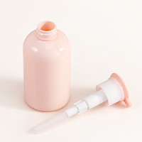 Bouteille pompe cosmétique en plastique PET 300ml 500ml vide pour shampoing, après-shampoing, gel douche, lotion, savon liquide, emballage couleur personnalisée