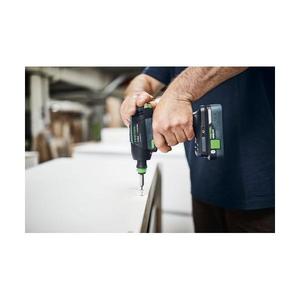 FESTOOL - 576447 Taladro inalámbrico T 18 + 3 HPC 4,0 I-Plus-EAN 4014549360132 ATORNILLADORES DE IMPACTO Y TALADROS INALÁMBRICOS - Product Image 2