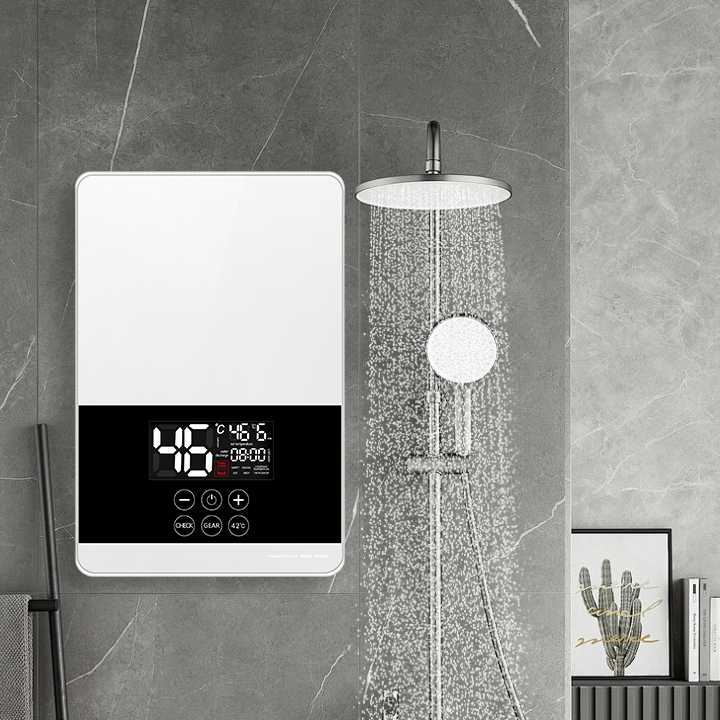 3.5kw-6kw Household Smart Water Heater Wall Mounted Tankless Water Heater Instant Electric Water Heaters