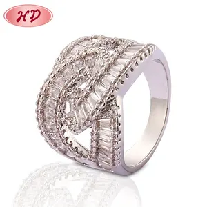 Women Bijoux Crystal Eternal Finger Ring Fashion Cubic Zirconia Silver Rings 925 Female Fashion Gifts