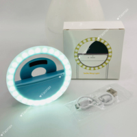 2024 meilleure vente Rechargeable LED Ring Light pour téléphone portable selfie anneau lumineux selfie LED lumières pour téléphone