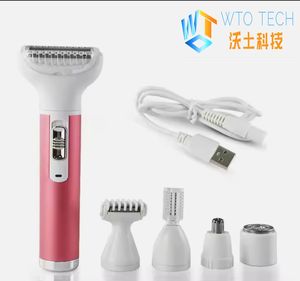 USB wiederauf ladbare Frauen Epilierer Tragbares Haaren tfernungs werkzeug Rotations rasierer Körper Gesicht Bein Bikini Lip Depilator Wiederauf ladbare Batterie - Product Image 2