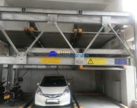 Système de stationnement vertical intelligent, système de stationnement mécanique à carrousel à entraînement par moteur, système de stationnement rotatif pour bâtiment, abri de voiture