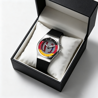 Montre de luxe à quartz numérique pour hommes et femmes avec bracelet en silicone, chiffres décoratifs clignotants, logo personnalisé, sport, plusieurs couleurs