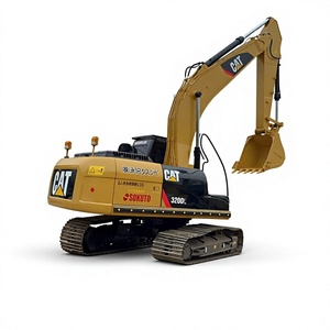Excavadora de cadenas CAT 320DL usada, 20 toneladas, motor original CAT C6.4 ACERT, cucharón de 1.0m³, pocas horas de trabajo, en stock en almacén de Shanghái - Product Image 1