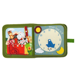 <span class=keywords><strong>Livre</strong></span> silencieux de <span class=keywords><strong>ferme</strong></span> en feutre de nouvelle conception d'usine pour les jouets éducatifs d'éducation précoce des tout-petits au prix d'usine - Product Image 4