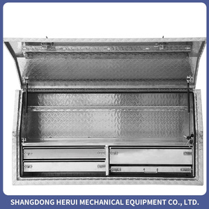 Toldo de Aluminio Resistente e Impermeable para Camioneta con Cierre de Manija Tipo Cola de Ballena para Almacenamiento y Seguridad de Vehículos Todoterreno - Product Image 5