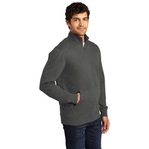 Sweat-shirt à fermeture éclair pour homme, logo brodé, vêtements de loisirs d'hiver pour l'extérieur, streetwear, coupe classique, polaire uni respirant - Product Image 6