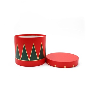 Biodegradable Custom Logo Printing Snack <b>Gift</b> <b>Round</b> Paper Packaging <b>Box</b> for Holiday Christmas Candy Chocolate Packaging Tube - Product Image 4