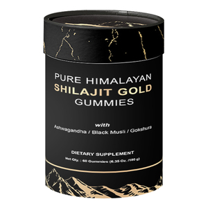 Bio Shilajit Gummibärchen Reine Himalaya Ballaststoffe Nahrungs ergänzungs mittel für Erwachsene - Product Image 2