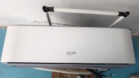 Sylon Inverter udara, Inverter udara pendingin Mini Split untuk rumah, pendingin udara R32Gas hitam dengan kontrol WIfi