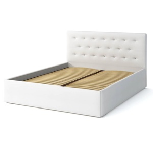 Estructura de cama con elevador de gas Cama otomana de terciopelo tamaño <span class=keywords><strong>King</strong></span> para uso doméstico Características de almacenamiento Tamaño Queen - Product Image 4