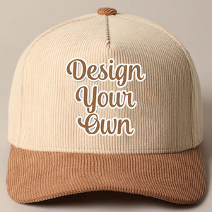 Gorro Deportivo Casual de Ala Curva para Mujer, Popular, Bordado a Máquina, Elegante, de 5 Paneles, Bicolor, Estilo Béisbol - Product Image 2