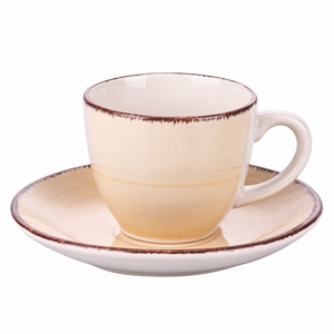 ชุดกาแฟช็อกโกแลต BAITA 6 ถ้วยพร้อมจานรอง - Product Image 2