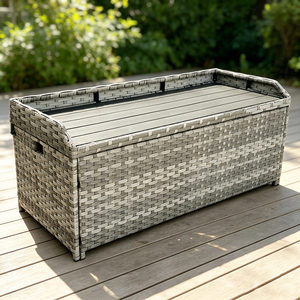 <span class=keywords><strong>Banc</strong></span> <span class=keywords><strong>de</strong></span> <span class=keywords><strong>jardin</strong></span> 2 places en rotin PE avec plateau en polybois, vente en gros usine - Product Image 6
