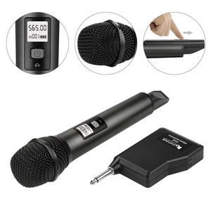 <span class=keywords><strong>Fifine</strong></span>-<span class=keywords><strong>micrófono</strong></span> Vocal dinámico <span class=keywords><strong>inalámbrico</strong></span>, K035B, UHF, para iglesia, cantar, grabar, enseñanza, Karaoke - Product Image 6