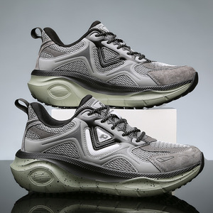 Baskets décontractées pour femmes de style rétro, grande taille, chaussures de sport rehaussantes, légères, souples et respirantes - Product Image 3