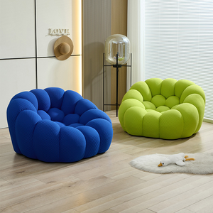 Silla <span class=keywords><strong>de</strong></span> sofá individual <span class=keywords><strong>de</strong></span> estilo moderno otomano burbuja perezoso estilo fútbol malla transpirable reclinable comprimido <span class=keywords><strong>para</strong></span> dormitorio sala <span class=keywords><strong>de</strong></span> estar - Product Image 3