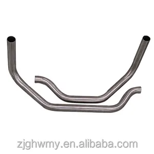 Custom aluminum necking tube bending tubes powder coating service welding