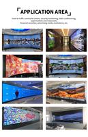 Unità Video Wall LCD 55 Pollici 4K per Interni con Retroilluminazione LED e Schermi Scomponibili, Finitura Bianco Opaco