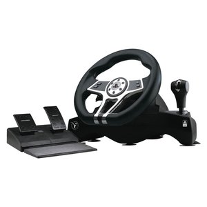 Volante Hurricane+ Wheel Ps4 negro con pedales para controlador de juegos Ps4 - Product Image 1