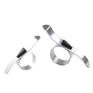 Pelador de naranjas de acero inoxidable, herramienta en forma de anillo para cítricos, juego de 2 piezas, herramientas de cocina para frutas y verduras - Product Image 4