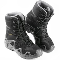 Bottes tactiques pour hommes Elkland personnalisées, coupe haute, imperméables, en nubuck artificiel, doublure en membrane, antidérapantes, légères
