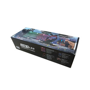 Kit de jeu 4 en 1 C53 : <span class=keywords><strong>clavier</strong></span>, <span class=keywords><strong>souris</strong></span>, <span class=keywords><strong>casque</strong></span>, tapis de <span class=keywords><strong>souris</strong></span>, filaire, USB, RGB, pour PC <span class=keywords><strong>gamer</strong></span>, <span class=keywords><strong>ensemble</strong></span> de bureau - Product Image 2