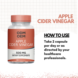 Capsules de vinaigre de cidre de pomme premium, complément alimentaire pour le soutien digestif quotidien, stimulant du métabolisme, santé intestinale, détoxification et équilibre. - Product Image 5