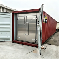 Conteneur frigorifique solaire 40HQ YAIR avec panneaux isolants personnalisés, épaissesseur optimisée, pour stockage, équipé d'une unité de refroidissement à onduleur Copeland Emerson
