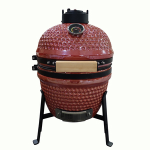 AUPLEX 13 pulgadas caliente perla cerámica Kamado Asadores al aire libre Camping barbacoa parrillas acero Pellet fumador sin humo hierro carbón plegable - Product Image 1