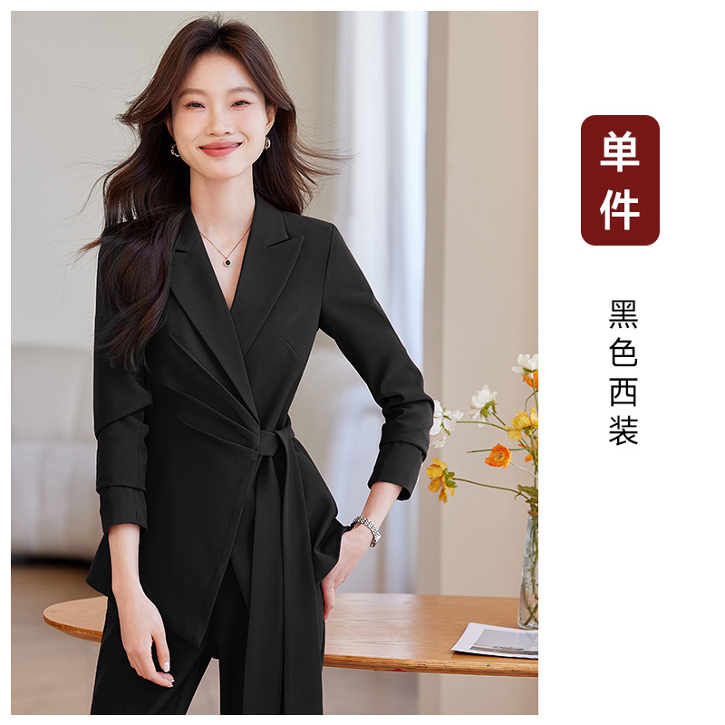 black suit