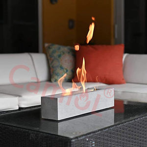 Nuevo fogón de hormigón con efecto mármol, <span class=keywords><strong>chimenea</strong></span> de mesa de bioetanol moderna para interiores - Product Image 6