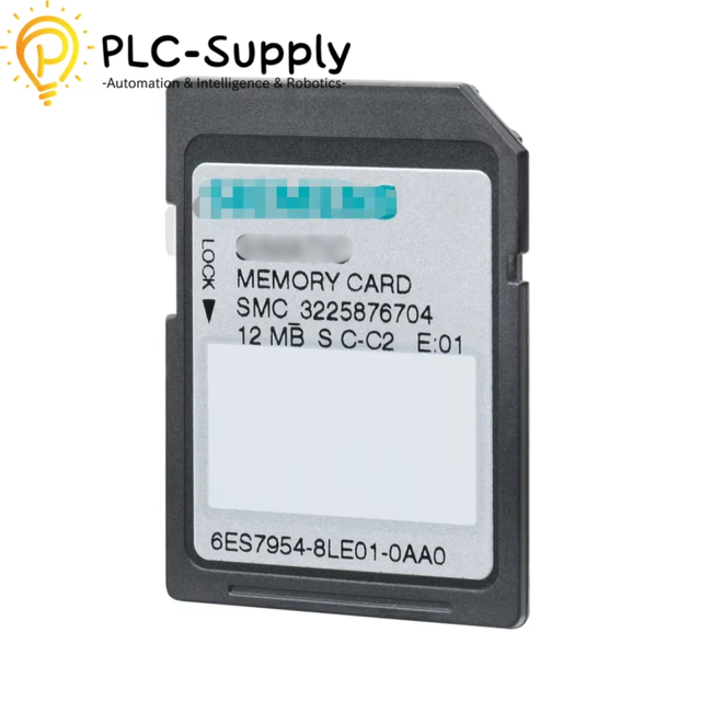 6ES7954-8LC04-0AA0 PLC Program Memory Card 4MB 4 Mbyte 3.3V Flash-EPROM Industrial Grade Program Storage for Automation Systems