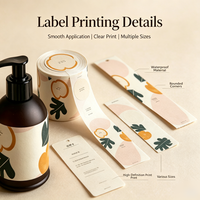 Boîte en carton personnalisée imprimée, étiquettes adhésives de marque, plusieurs finitions, emballage personnalisé avec logo pour contenants cosmétiques