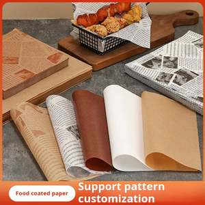 Papel para Envolver Hamburguesas de Grado Alimenticio con Logotipo Personalizado Directamente de Fábrica, Papel para Hornear Antigrasa y Papel para Hamburguesas al por Mayor - Product Image 3