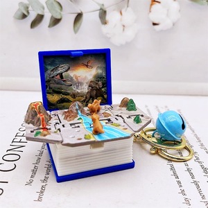 Llavero <span class=keywords><strong>de</strong></span> libro plegable 3D <span class=keywords><strong>de</strong></span> dinosaurios, recuerdo <span class=keywords><strong>de</strong></span> fiesta, llavero colgante <span class=keywords><strong>de</strong></span> dinosaurios del mundo <span class=keywords><strong>de</strong></span> la fantasía para niños - Product Image 1
