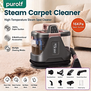Nettoyeur vapeur portable haute puissance 16KPa, nettoyeur <span class=keywords><strong>de</strong></span> taches professionnel pour canapé, matelas, voiture - Product Image 1