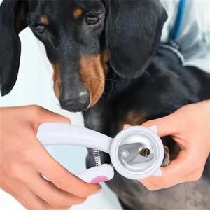 Pet Nail Clipper kéo giật gân-bằng chứng Pet Dog Cat Nail Claw cắt kéo tông đơ chải chuốt công cụ cho động vật Pet Nguồn cung cấp