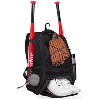 Sacs de sport pour équipement de baseball, boucles de fixation pour bâtons personnalisées, impression par sublimation, sac à dos de sport personnalisé, OEM ODM, sac à dos de baseball et softball sur mesure