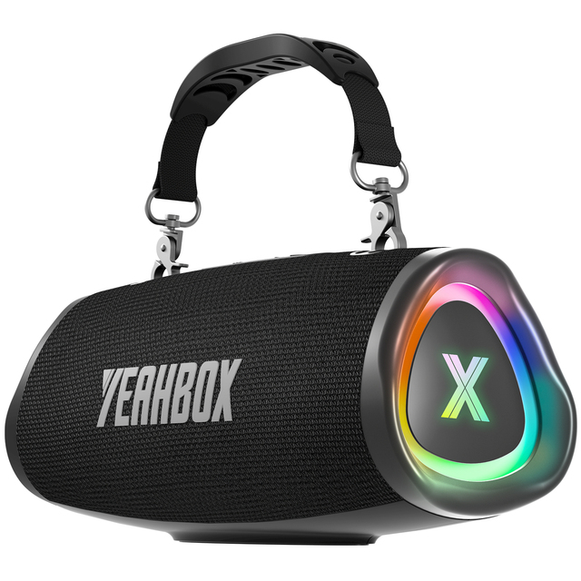 YEAHBOX Sonic Boom POP Portable for Speaker 50W 1 Channel Bass Racetrack Woofer Silk Dome Tweeter DSP Tuning USB TF AUX