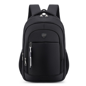 Laptop <b>Backpack</b> Large Capacity Business Travel Men's Solid Color Shoulder <b>Straps</b> Spring 2023 - Product Image 1