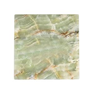 Plateau de table basse en onyx vert avec plateau tournant, socle en pierre naturelle, surface verte de luxe, mobilier en marbre minimaliste, vente en gros, décoration - Product Image 2