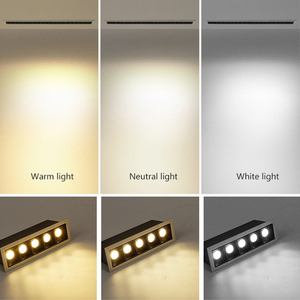 Allway Skd Deel Vierkant Frame Behuizing Lineaire Down Verlichting Downlighters Verzonken Led Buizen <span class=keywords><strong>Fitting</strong></span> - Product Image 4