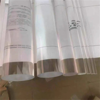 Tube en acrylique PMMA transparent, haute dureté, résistant aux rayures, tube creux solide, barre en plexiglas sur mesure pour les luminaires d'affichage