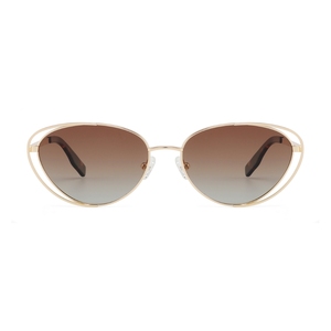 Gafas de sol tipo ojo de gato para mujer, lentes degradadas con montura completa, 100% protección UV, protección solar para adultos - Product Image 6