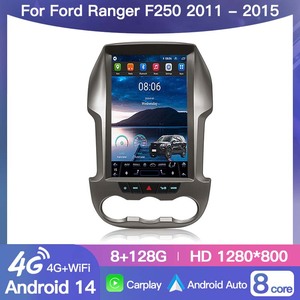 Autoradio Android 14 de 12,1 pouces pour Ford Ranger F250 2011-2015, lecteur multimédia stéréo, navigation GPS, Carplay, unité principale - Product Image 2