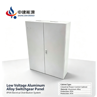 Armoire de distribution électrique étanche à la poussière et à l'eau en alliage d'aluminium de classe IP54 pour appareillage basse tension