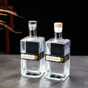 <span class=keywords><strong>Ln</strong></span> Stock Liquor Glasflasche 500ml Wodka Whisky Flasche Weinflasche - Product Image 1